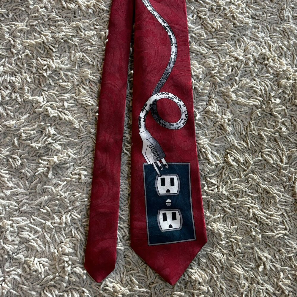 Vintage‎ Neck tie Tool Time Tim Allen sitcom Home Improvement Electrician